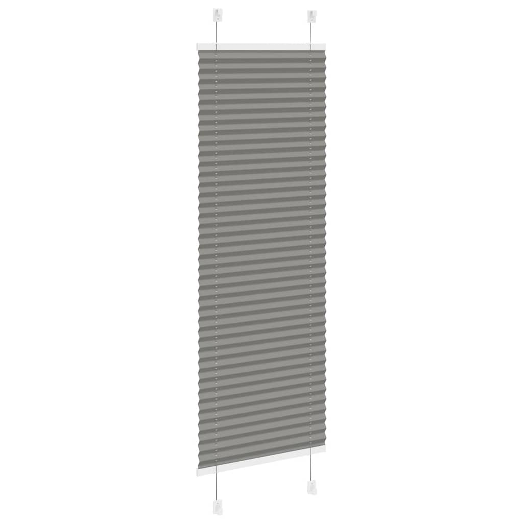 vidaXL Roleta plisowana antracytowa 50x100 cm Szerokość tkaniny 49,4cm