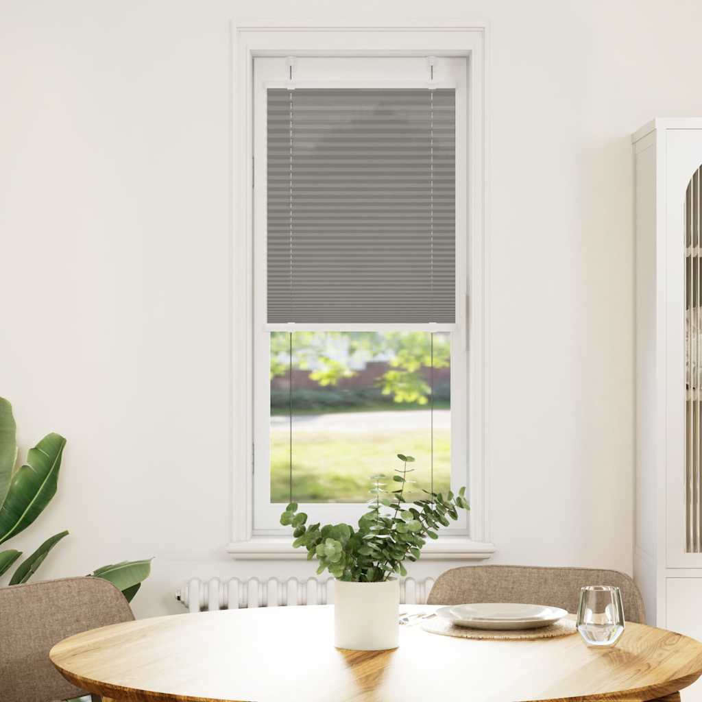 vidaXL Roleta plisowana antracytowa 50x100 cm Szerokość tkaniny 49,4cm