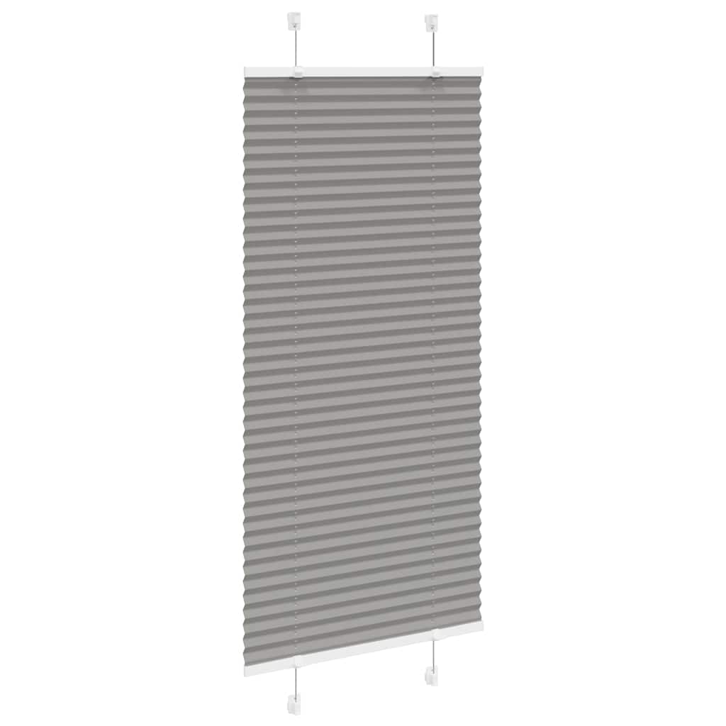 vidaXL Roleta plisowana antracytowa 55x100 cm Szerokość tkaniny 54,4cm