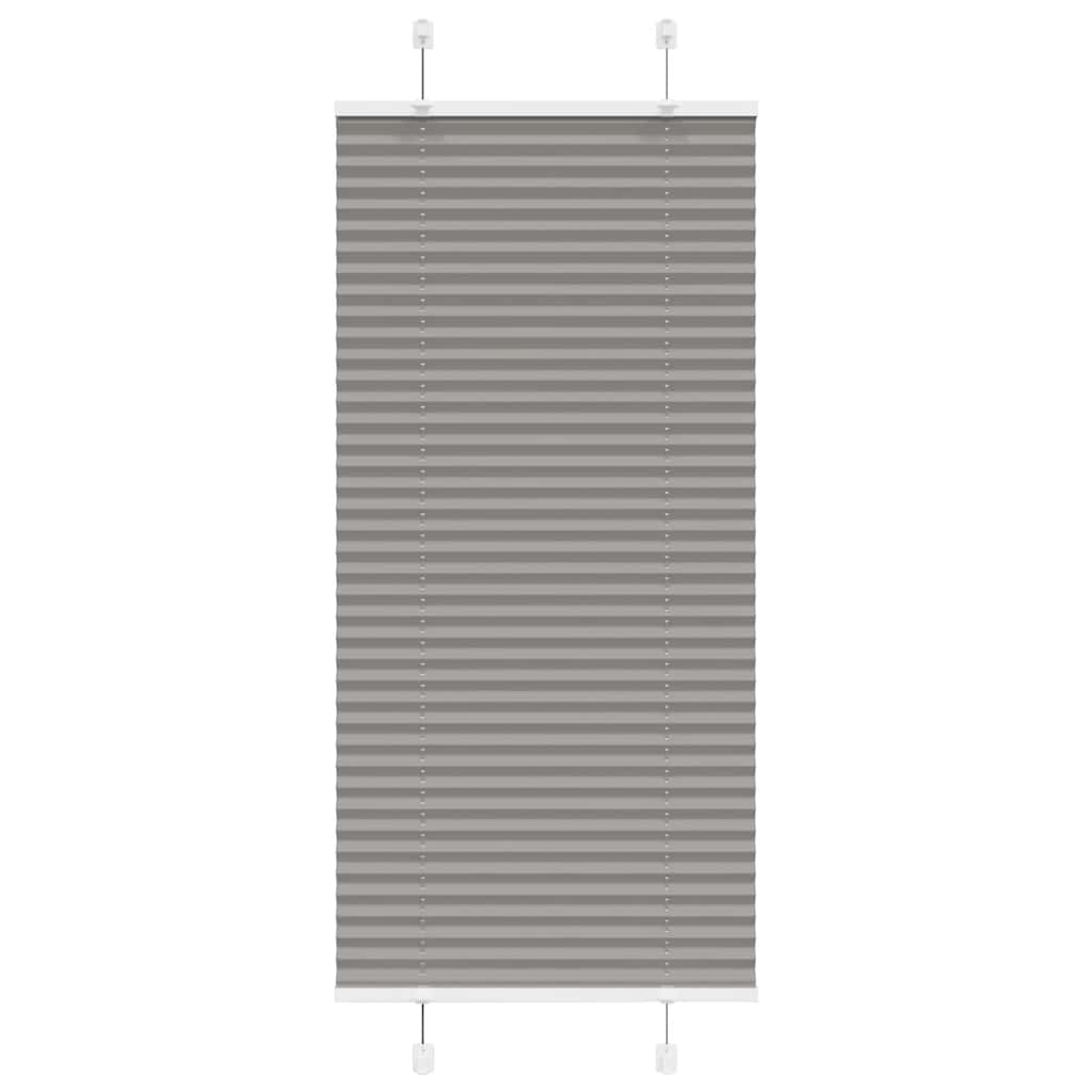 vidaXL Roleta plisowana antracytowa 60x100 cm Szerokość tkaniny 59,4cm