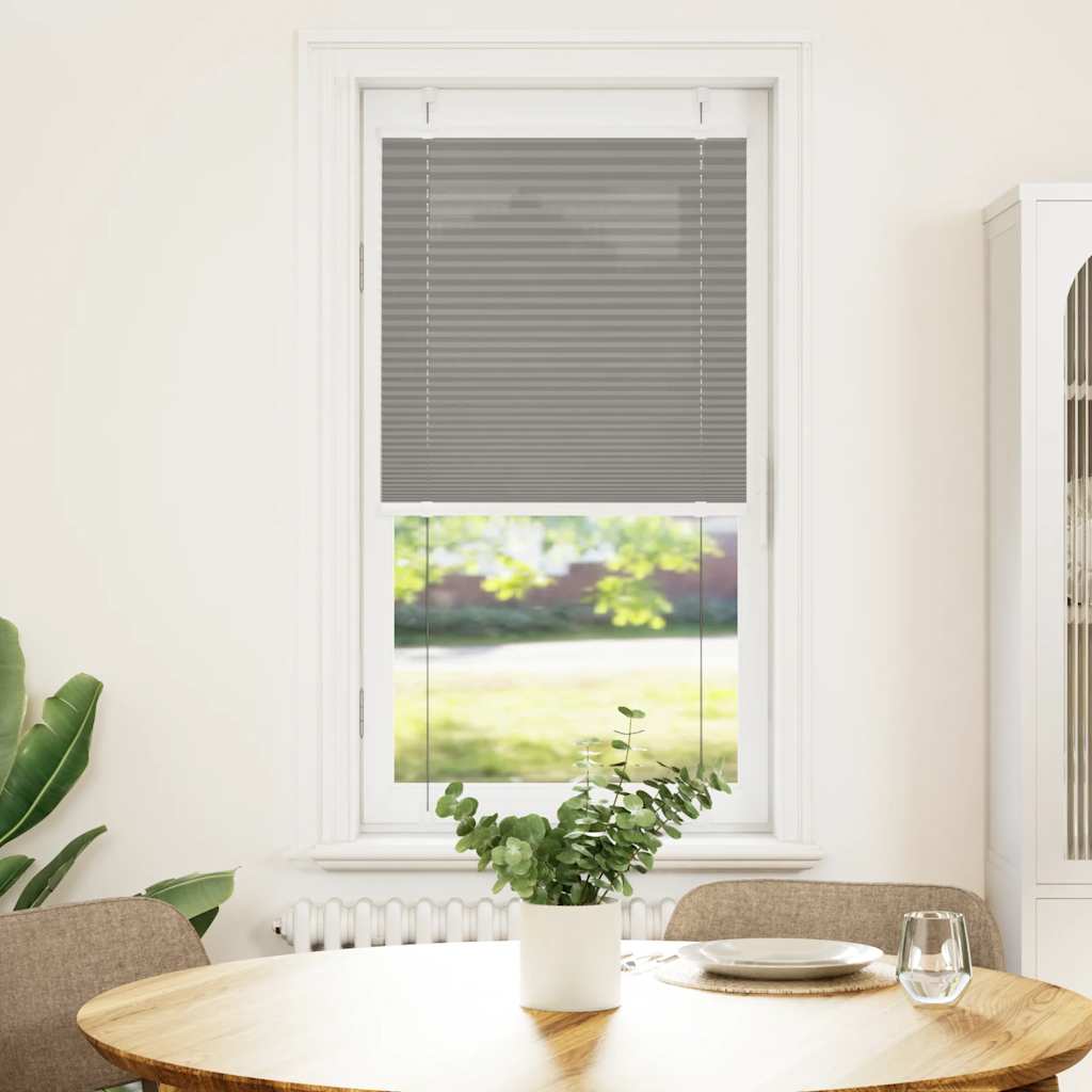 vidaXL Roleta plisowana antracytowa 60x100 cm Szerokość tkaniny 59,4cm