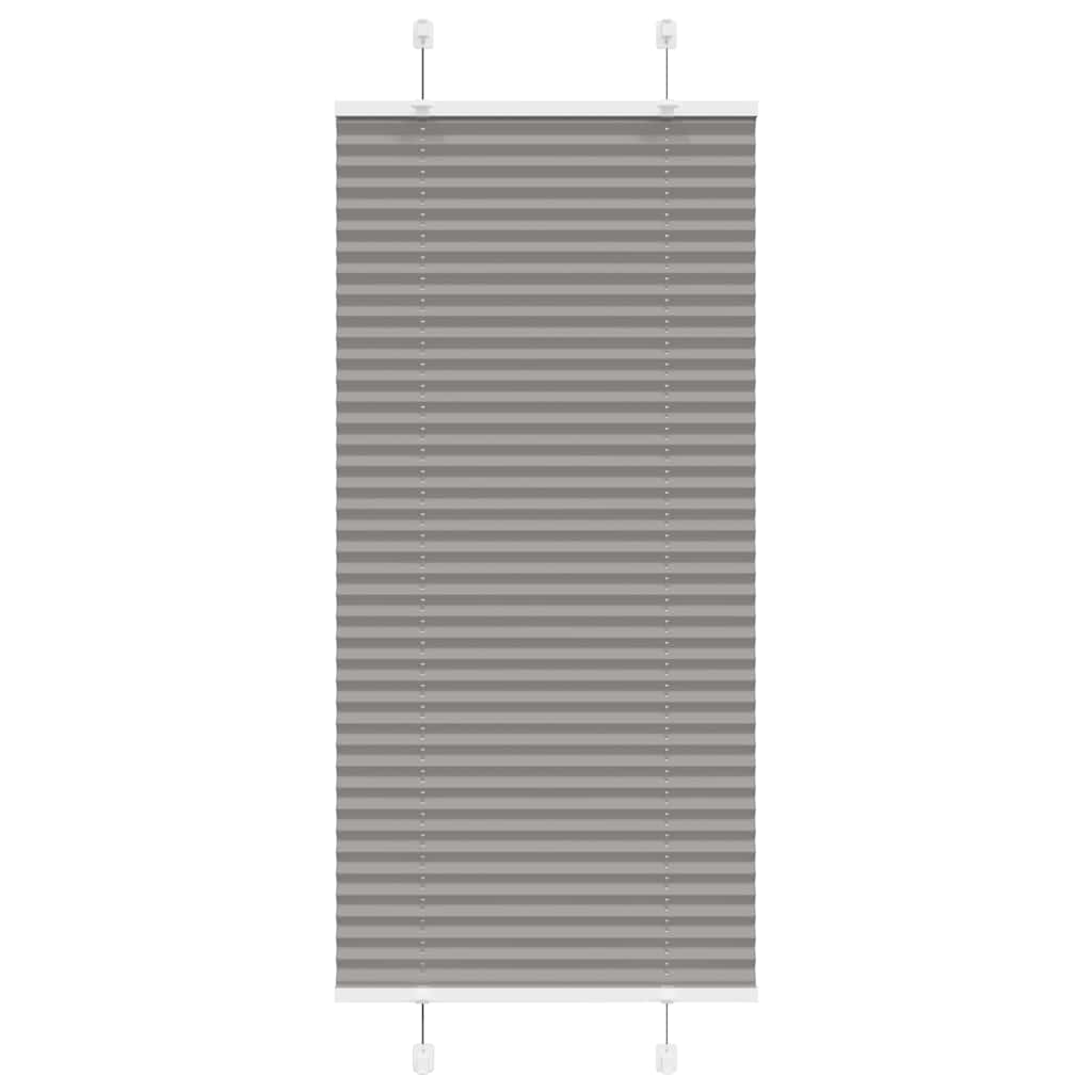 vidaXL Roleta plisowana antracytowa 65x100 cm Szerokość tkaniny 64,4cm