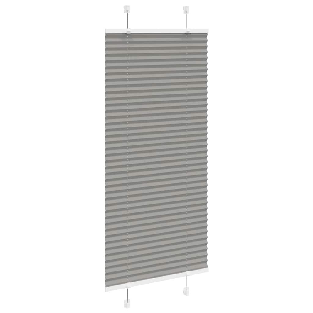 vidaXL Roleta plisowana antracytowa 65x100 cm Szerokość tkaniny 64,4cm