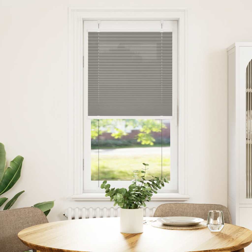 vidaXL Roleta plisowana antracytowa 65x100 cm Szerokość tkaniny 64,4cm