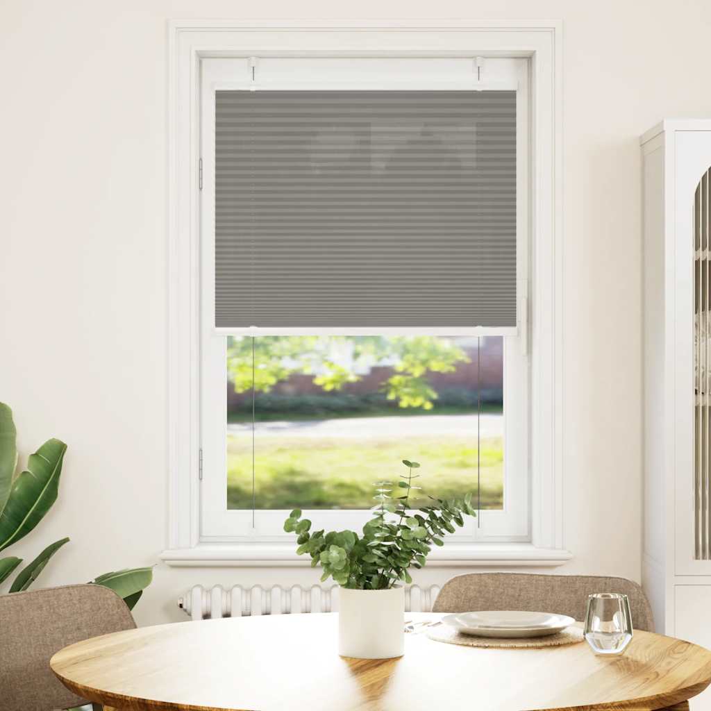 vidaXL Roleta plisowana antracytowa 70x100 cm Szerokość tkaniny 69,4cm