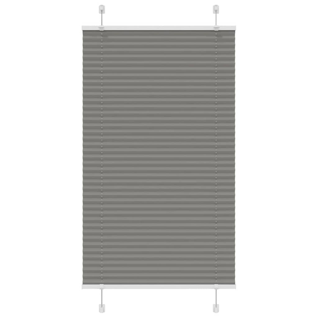 vidaXL Roleta plisowana antracytowa 80x100 cm Szerokość tkaniny 79,4cm
