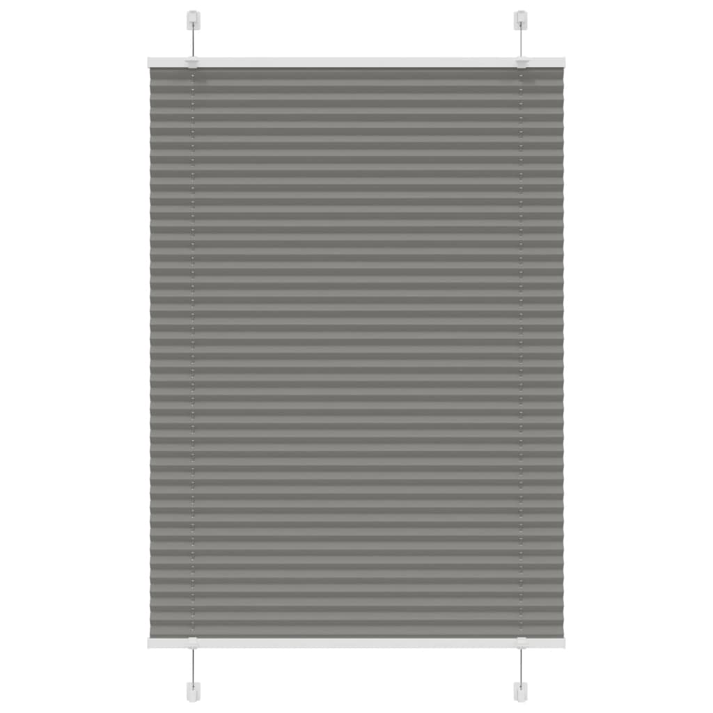 vidaXL Roleta plisowana antracytowa 85x100 cm Szerokość tkaniny 84,4cm