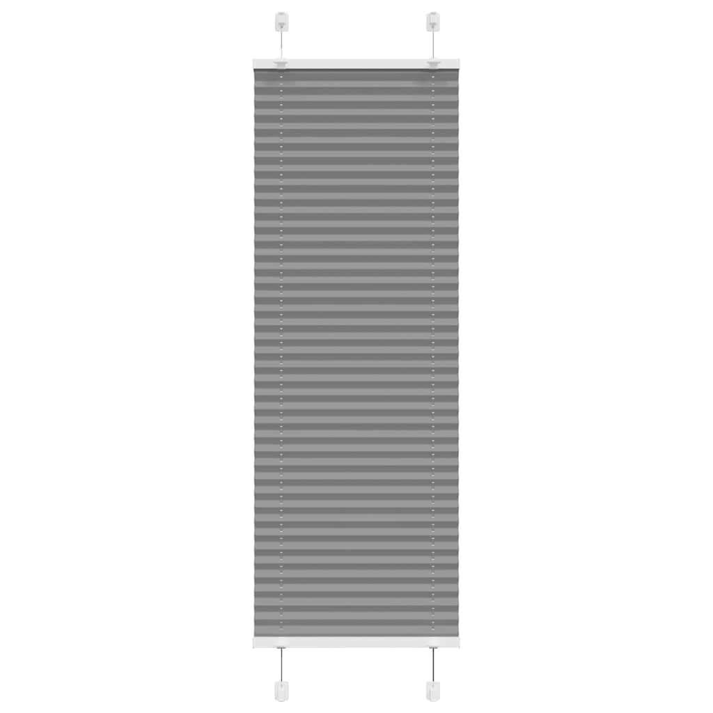 vidaXL Roleta plisowana antracytowa 50x150 cm Szerokość tkaniny 49,4cm