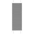 vidaXL Roleta plisowana antracytowa 50x150 cm Szerokość tkaniny 49,4cm