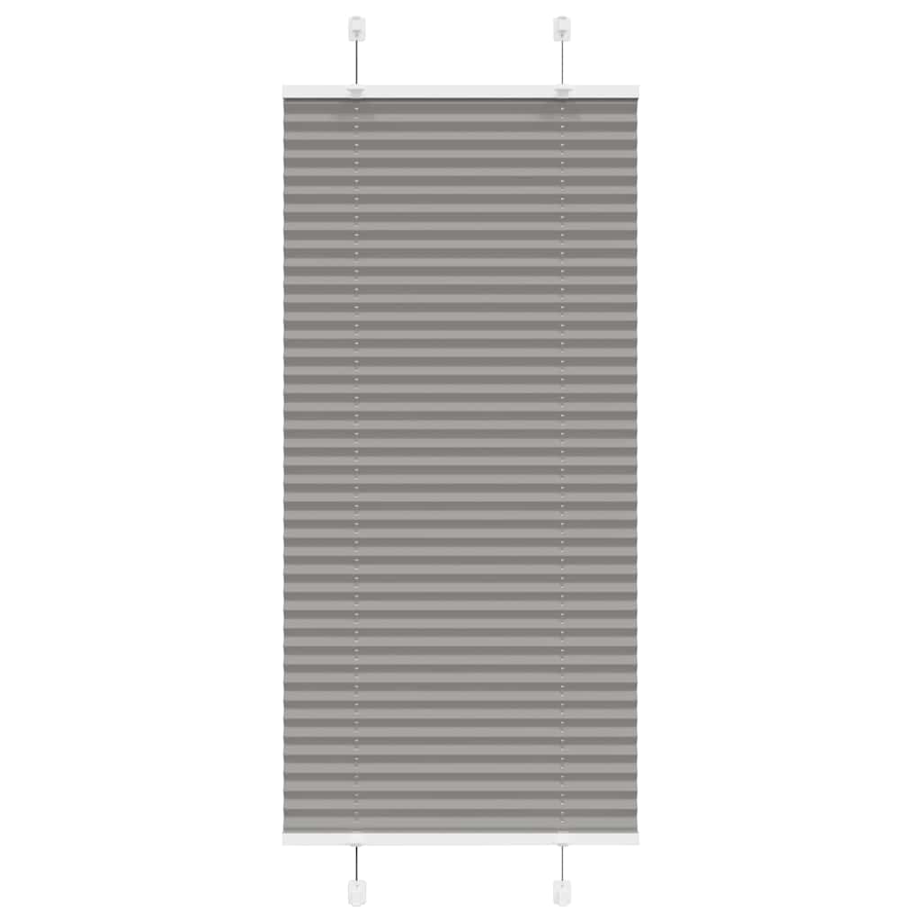vidaXL Roleta plisowana antracytowa 55x150 cm Szerokość tkaniny 54,4cm