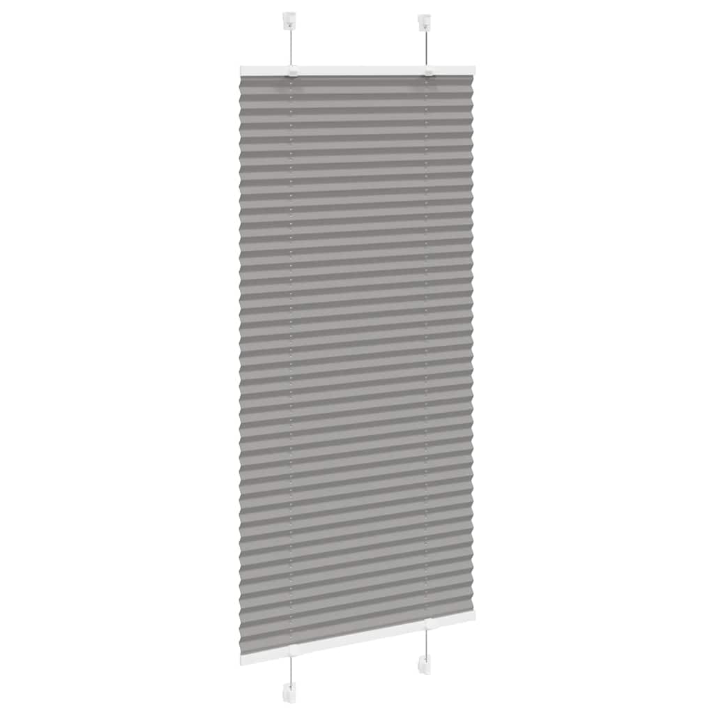 vidaXL Roleta plisowana antracytowa 60x150 cm Szerokość tkaniny 59,4cm