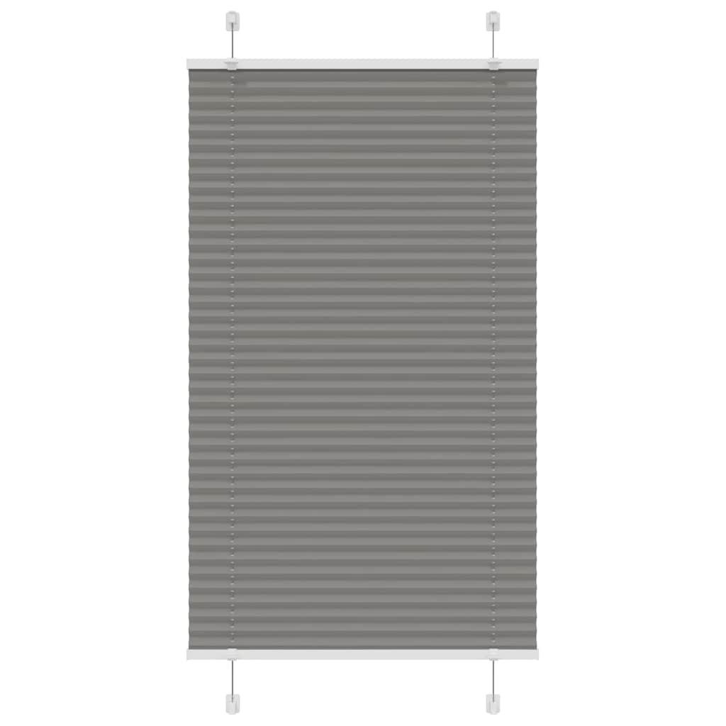 vidaXL Roleta plisowana antracytowa 70x150 cm Szerokość tkaniny 69,4cm