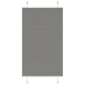 vidaXL Roleta plisowana antracytowa 75x150 cm Szerokość tkaniny 74,4cm