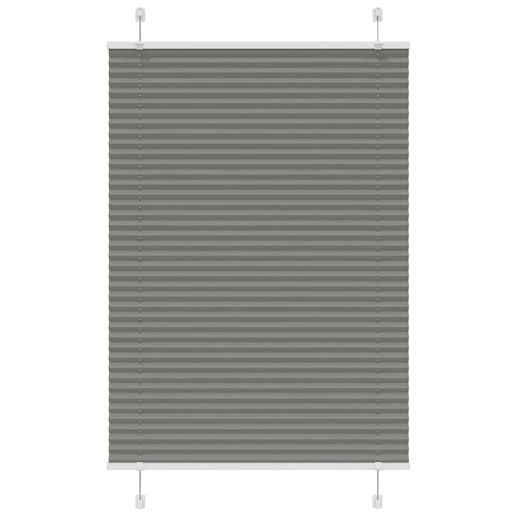 vidaXL Roleta plisowana antracytowa 85x150 cm Szerokość tkaniny 84,4cm