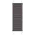 vidaXL Roleta plisowana czarna 40x100 cm Szerokość tkaniny 39,4cm