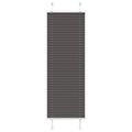 vidaXL Roleta plisowana czarna 45x100 cm Szerokość tkaniny 44,4cm