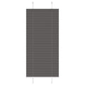 vidaXL Roleta plisowana czarna 55x100 cm Szerokość tkaniny 54,4cm