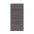 vidaXL Roleta plisowana czarna 65x100 cm Szerokość tkaniny 64,4cm