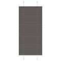 vidaXL Roleta plisowana czarna 65x150 cm Szerokość tkaniny 64,4cm