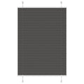 vidaXL Roleta plisowana czarna 100x150 cm Szerokość tkaniny 99,4 cm