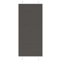 vidaXL Roleta plisowana czarna 90x200 cm Szerokość tkaniny 89,4 cm