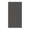 vidaXL Roleta plisowana czarna 105x200 cm Szerokość tkaniny 104,4 cm