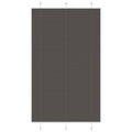 vidaXL Roleta plisowana czarna 115x200 cm Szerokość tkaniny 114,4 cm