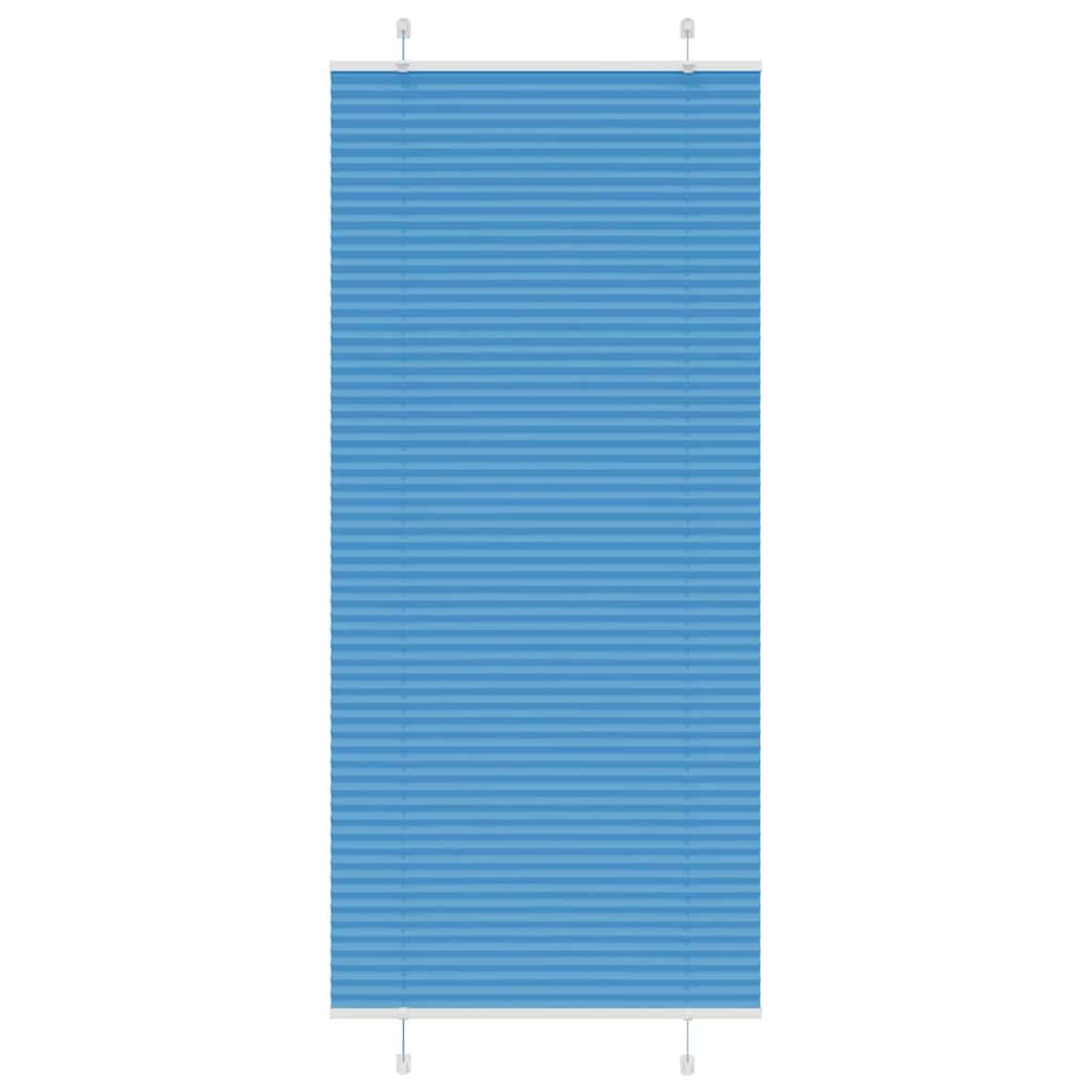 vidaXL Roleta plisowana niebieska 100x200 cm Szerokość tkaniny 99,4 cm