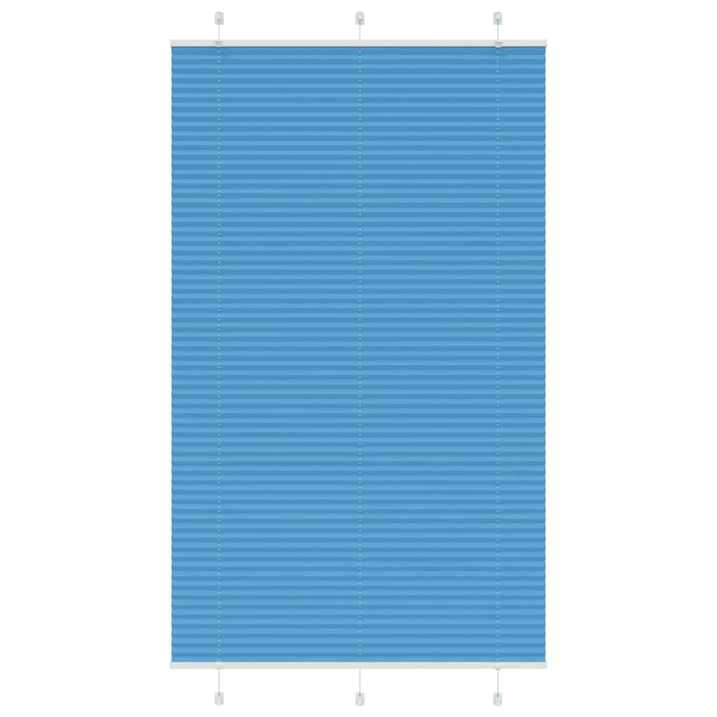 vidaXL Roleta plisowana niebieska 120x200 cm Szerokość tkaniny 119,4cm