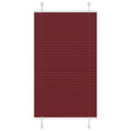 vidaXL Roleta plisowana Bordowy Czerwony 70x150 cm Szerokość tkaniny