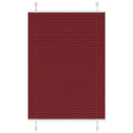 vidaXL Roleta plisowana Bordowy Czerwony 95x150 cm Szerokość tkaniny