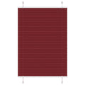 vidaXL Roleta plisowana Bordowy Czerwony 100x150 cm Szerokość tkaniny