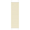 vidaXL Roleta plisowana kremowa 60x200 cm Szerokość tkaniny 59,4cm