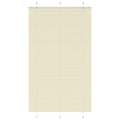 vidaXL Roleta plisowana kremowa 120x200 cm Szerokość tkaniny 119,4cm