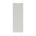 vidaXL Roleta plisowana jasnoszara 40x100 cm Szerokość tkaniny 39,4 cm