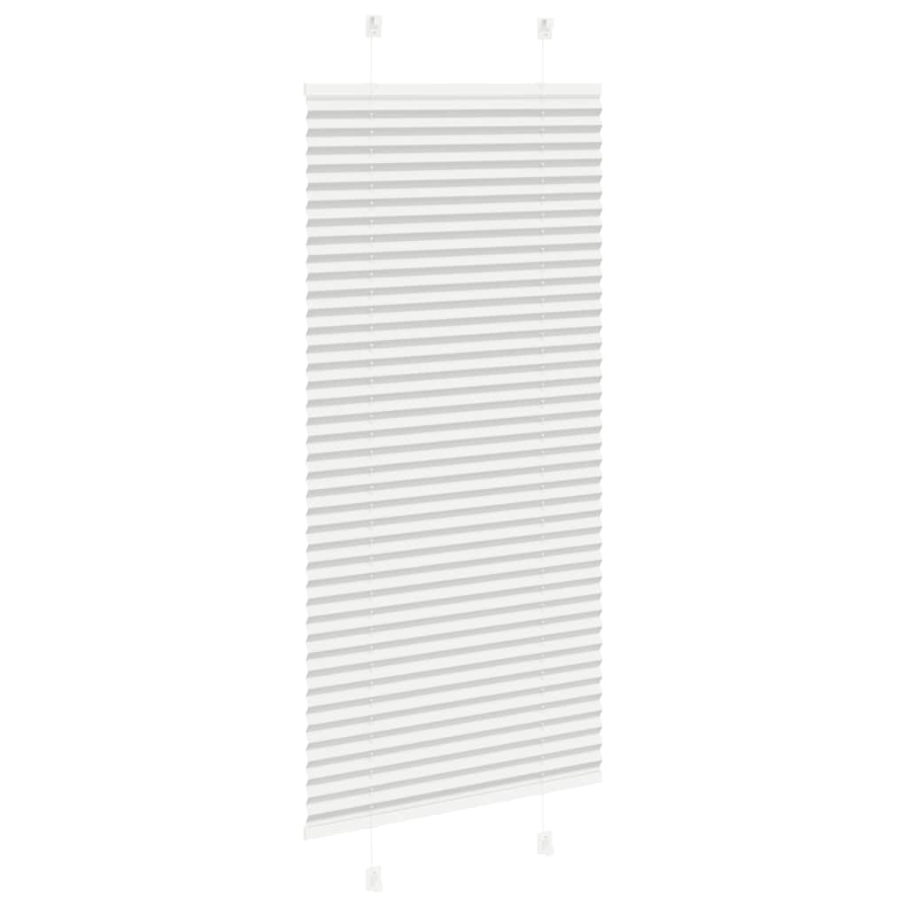 vidaXL Roleta plisowana jasnoszara 60x100 cm Szerokość tkaniny 59,4cm
