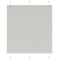 vidaXL Roleta plisowana jasnoszara 120x100cm Szerokość tkaniny 119,4cm