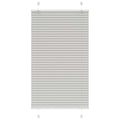 vidaXL Roleta plisowana jasnoszara 80x150 cm Szerokość tkaniny 79,4 cm