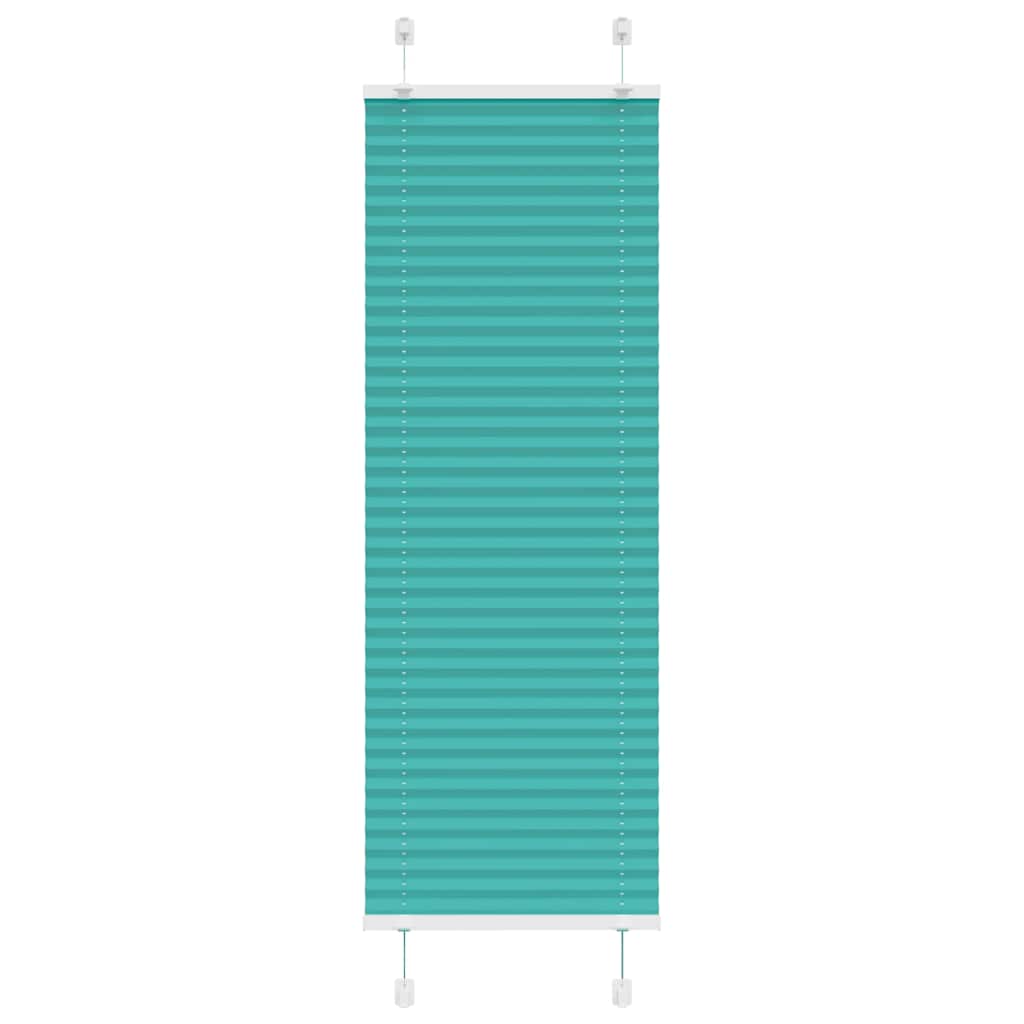 vidaXL Roleta plisowana Zielony Benzyna 40x100 cm Szerokość tkaniny