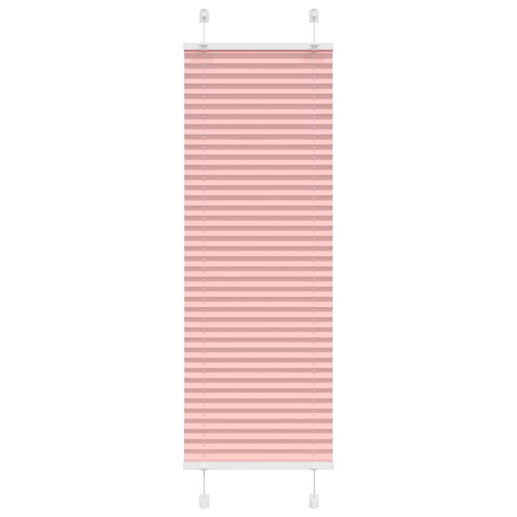 vidaXL Roleta plisowana różowa 50x100 cm Szerokość tkaniny 49,4cm
