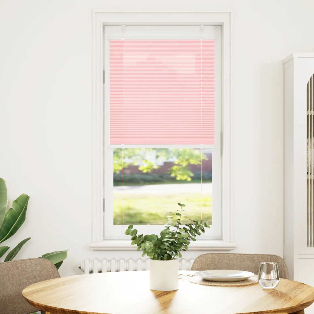 vidaXL Roleta plisowana różowa 55x100 cm Szerokość tkaniny 54,4cm