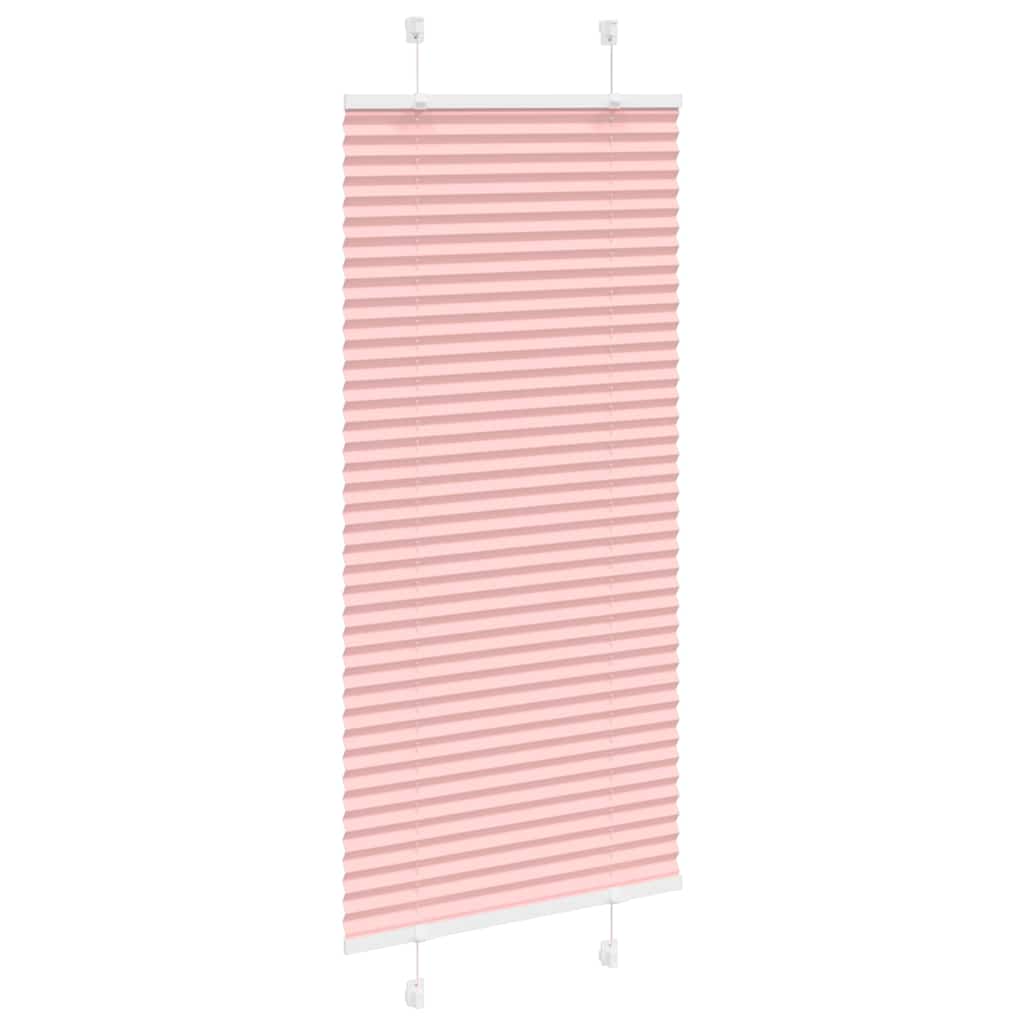vidaXL Roleta plisowana różowa 55x100 cm Szerokość tkaniny 54,4cm