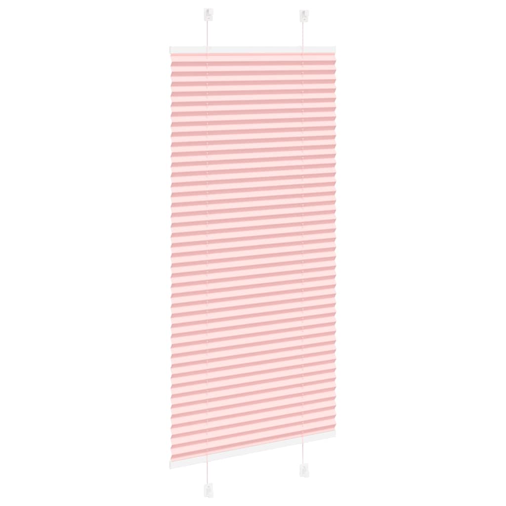 vidaXL Roleta plisowana różowa 55x100 cm Szerokość tkaniny 54,4cm