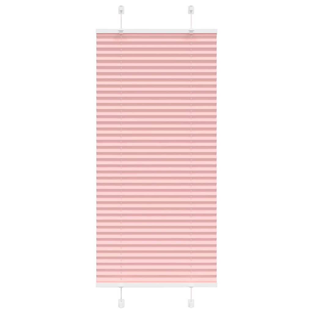 vidaXL Roleta plisowana różowa 60x100 cm Szerokość tkaniny 59,4cm