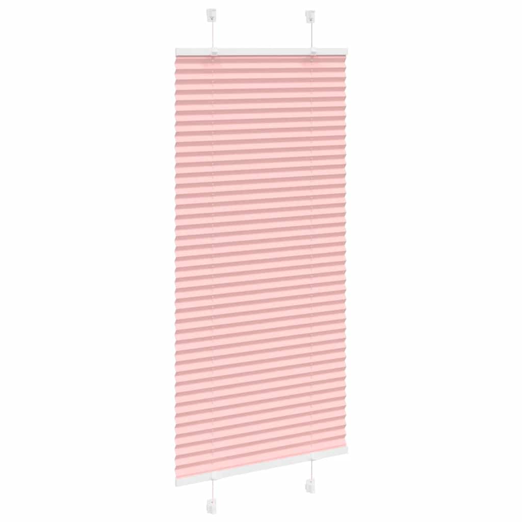 vidaXL Roleta plisowana różowa 60x100 cm Szerokość tkaniny 59,4cm