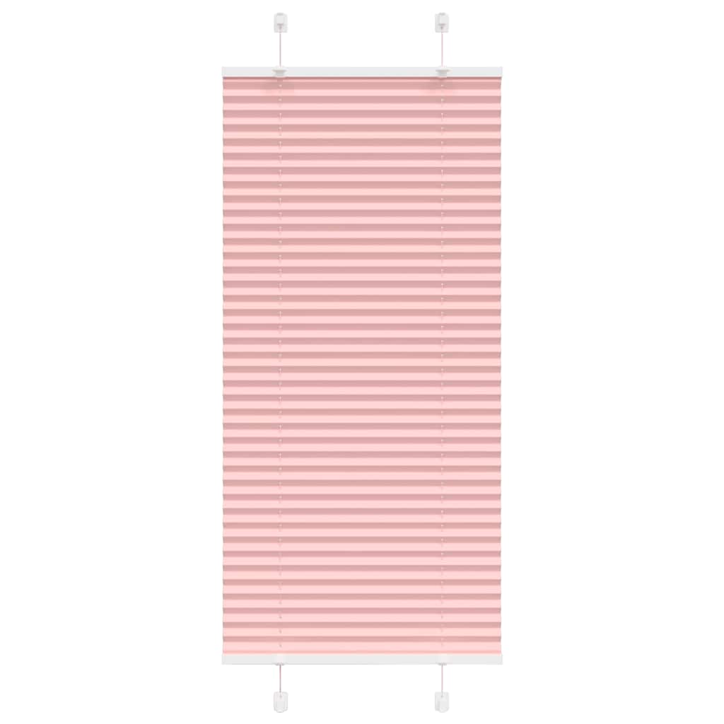vidaXL Roleta plisowana różowa 60x150 cm Szerokość tkaniny 59,4cm