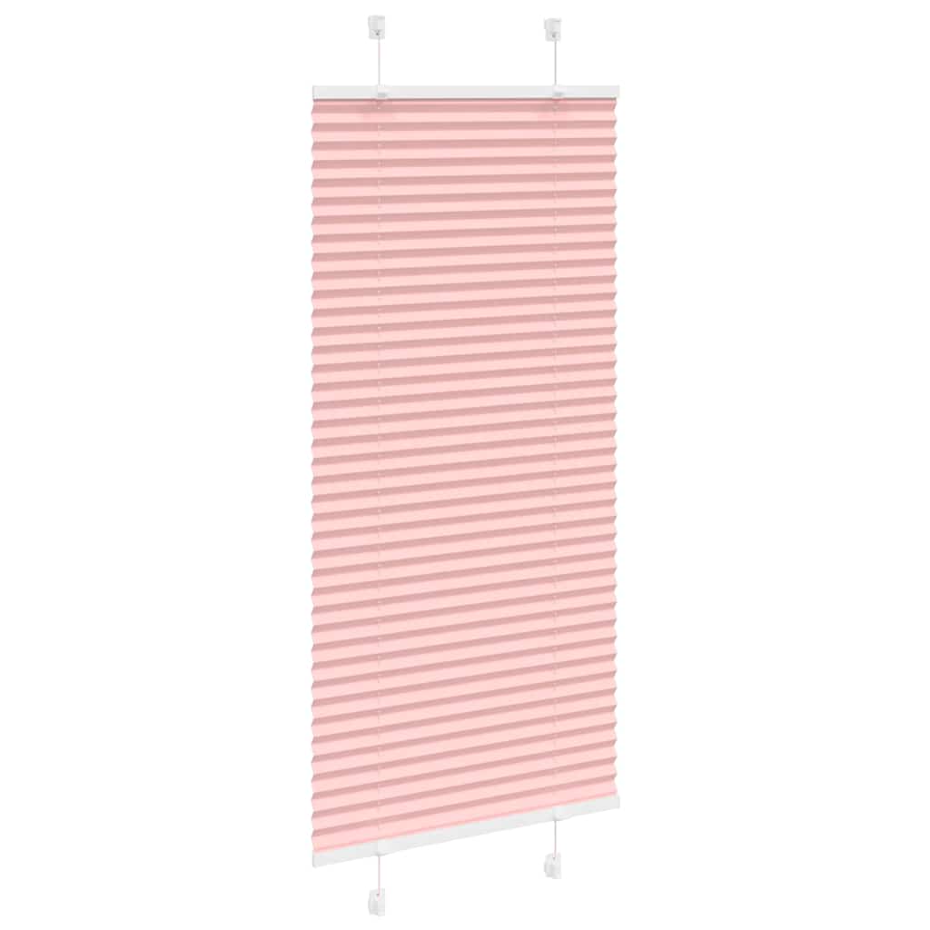 vidaXL Roleta plisowana różowa 60x150 cm Szerokość tkaniny 59,4cm