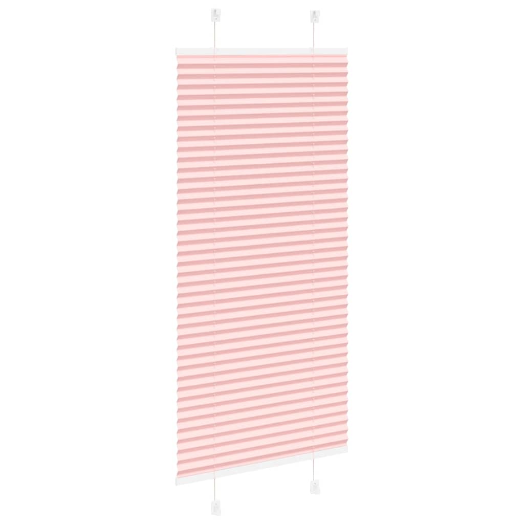 vidaXL Roleta plisowana różowa 60x150 cm Szerokość tkaniny 59,4cm