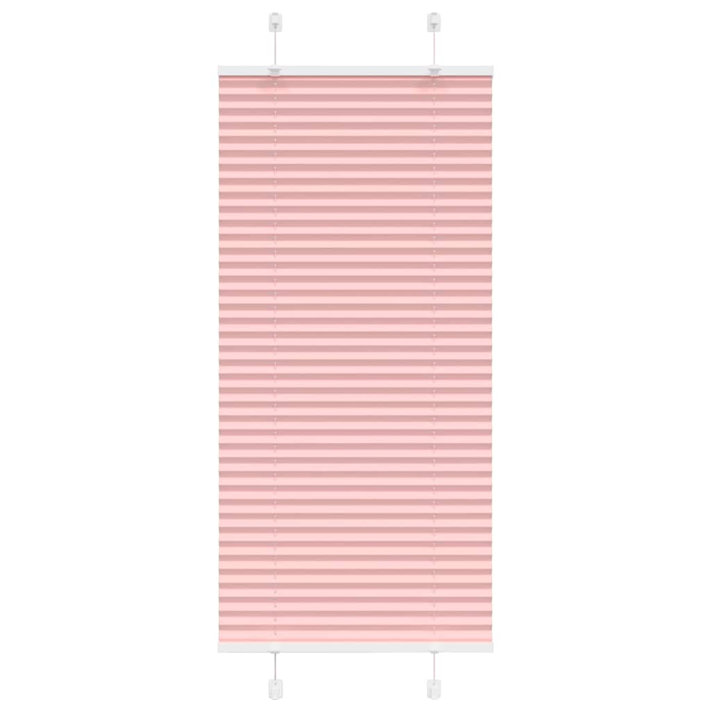 vidaXL Roleta plisowana różowa 65x150 cm Szerokość tkaniny 64,4cm