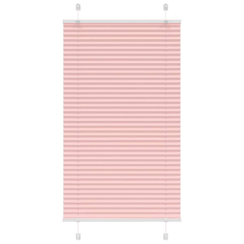 vidaXL Roleta plisowana różowa 70x150 cm Szerokość tkaniny 69,4 cm